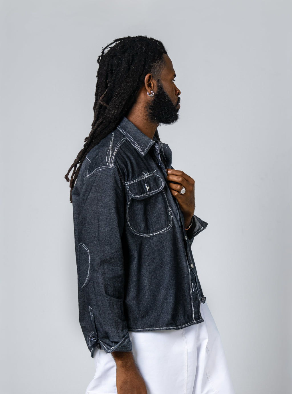 Denim Work Shirt - Maison Originals