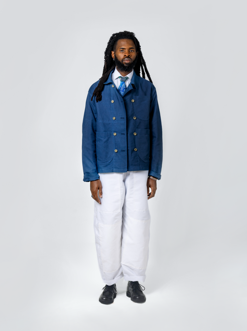 Double-Breasted Chore Jacket - Maison Originals
