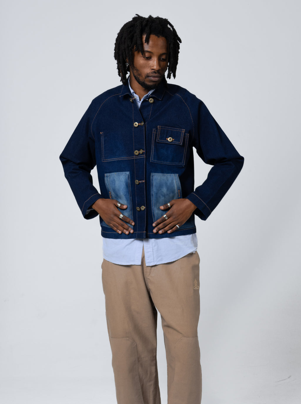 DESIRES II - Double Breasted Chore Jacket