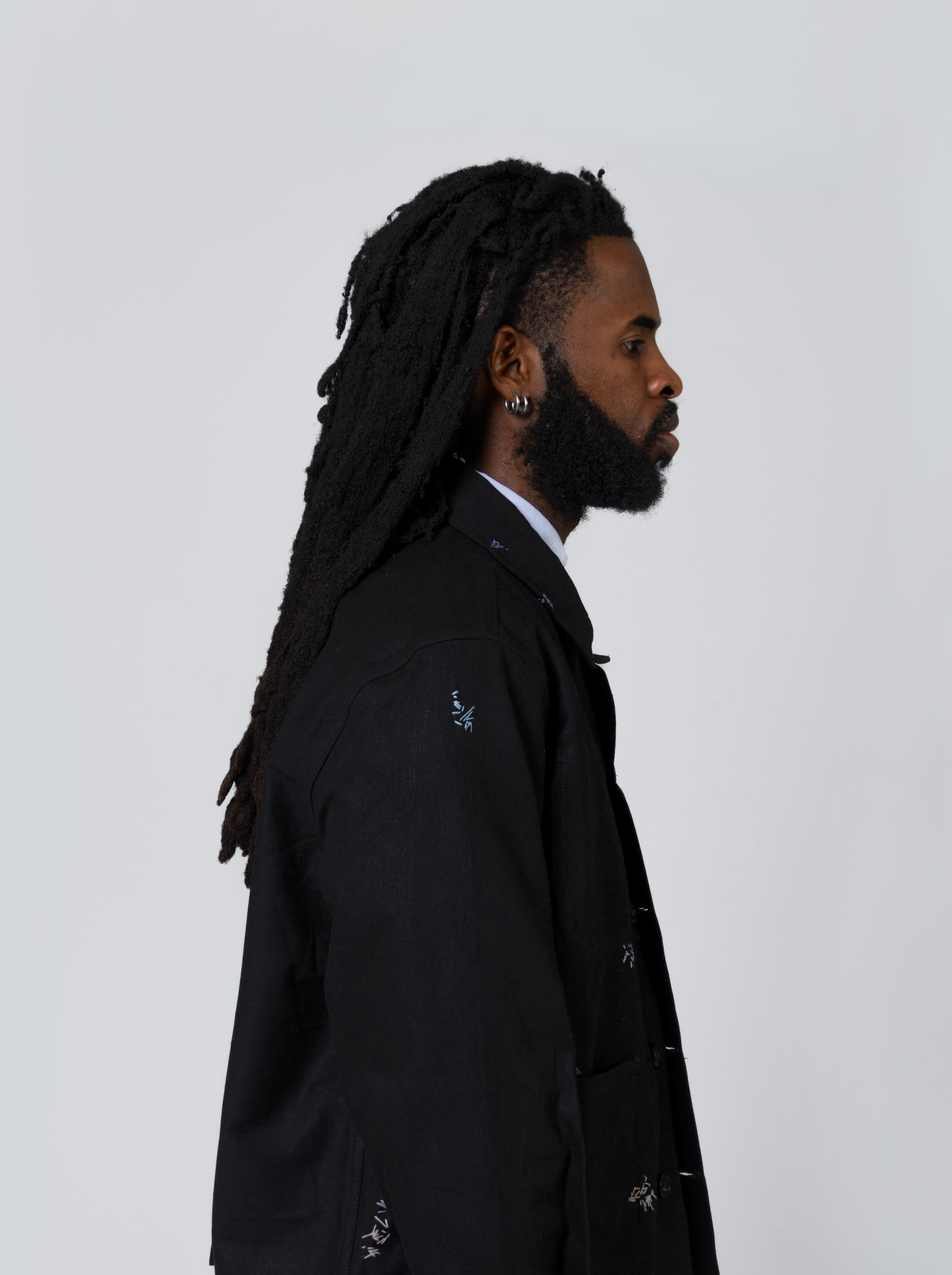 Studio Chore Overshirt - Black - Maison Originals