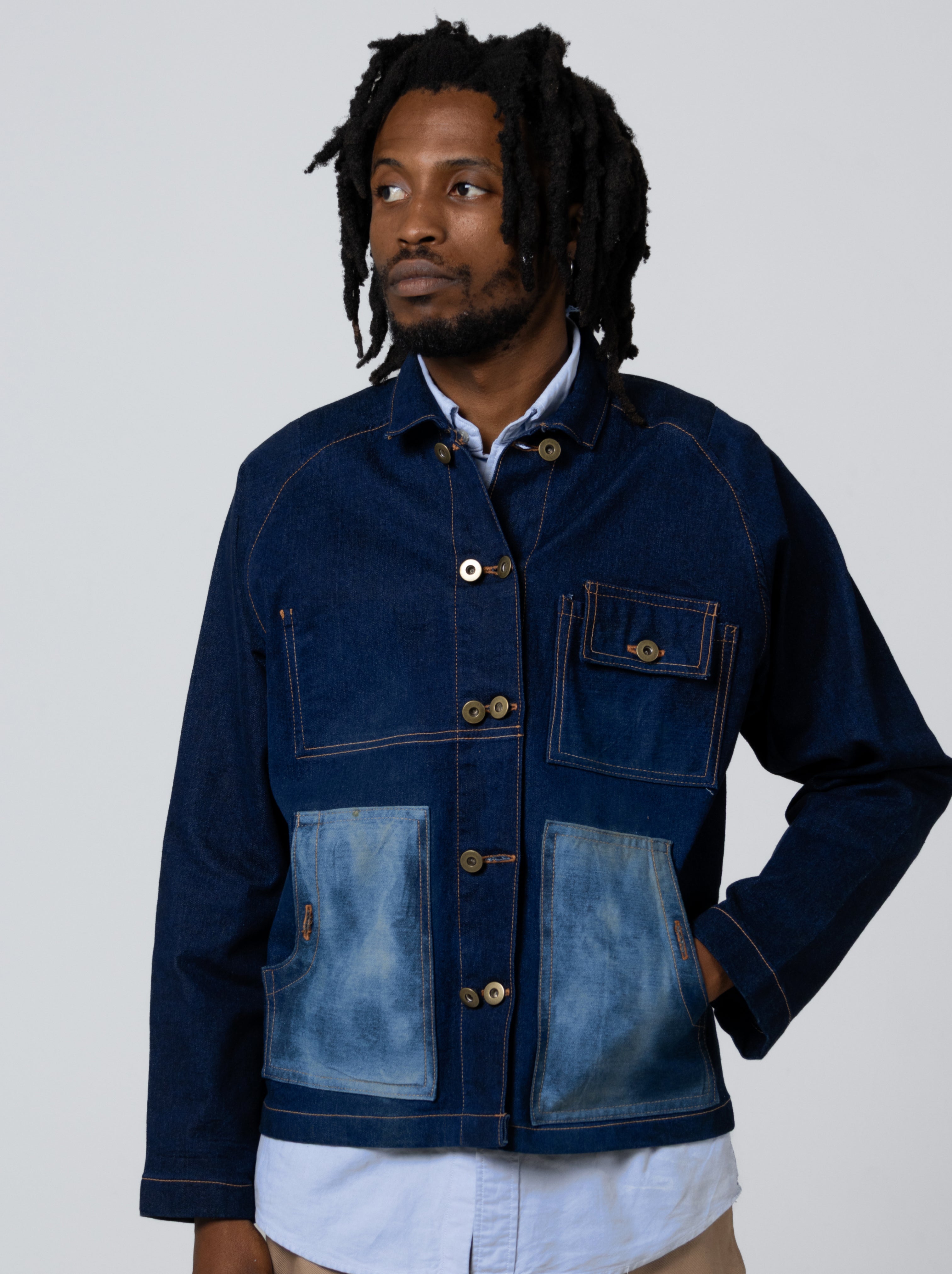 DESIRES II - Double Breasted Chore Jacket