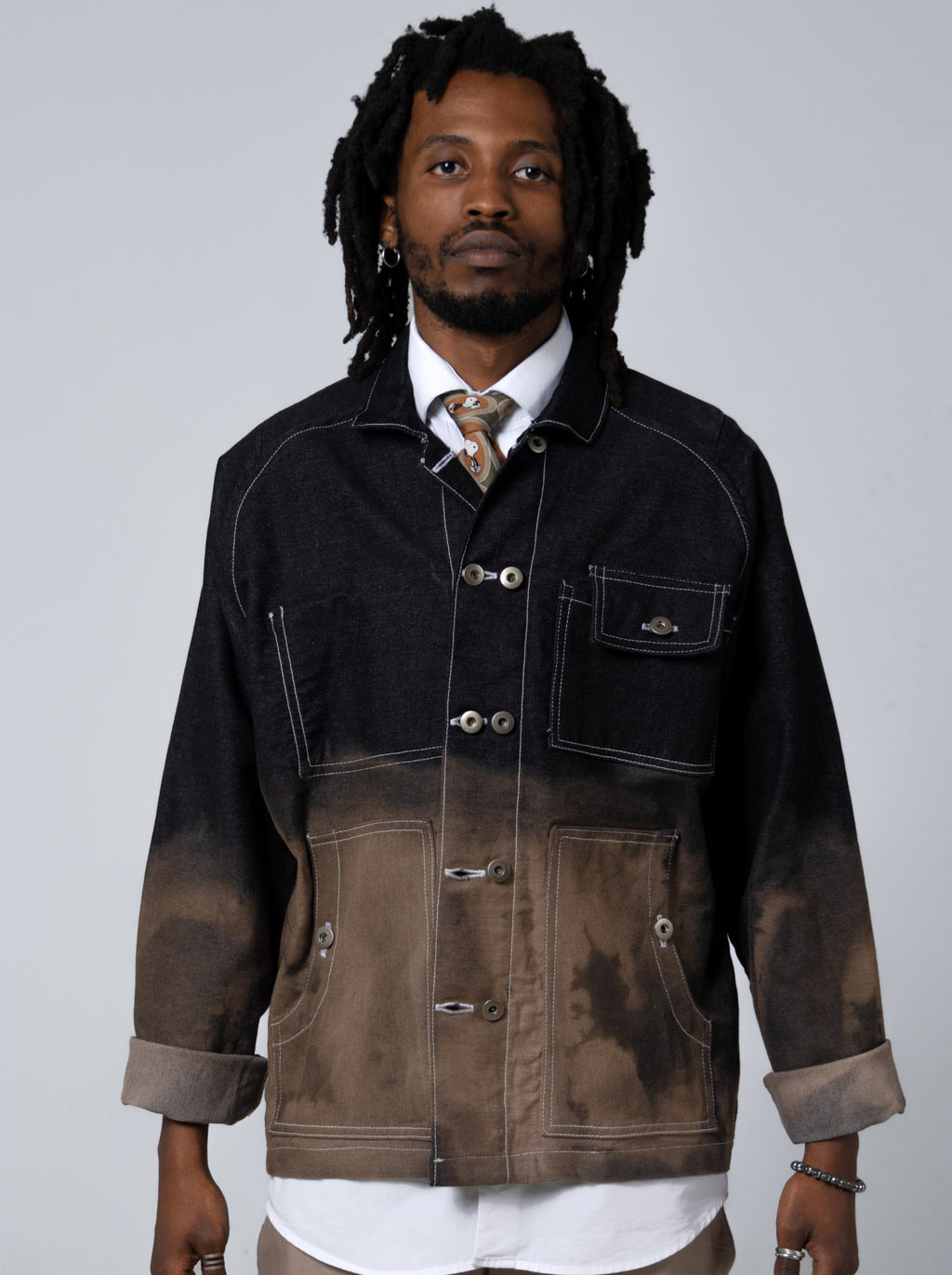 DESIRES I - Double-Breasted Chore Jacket