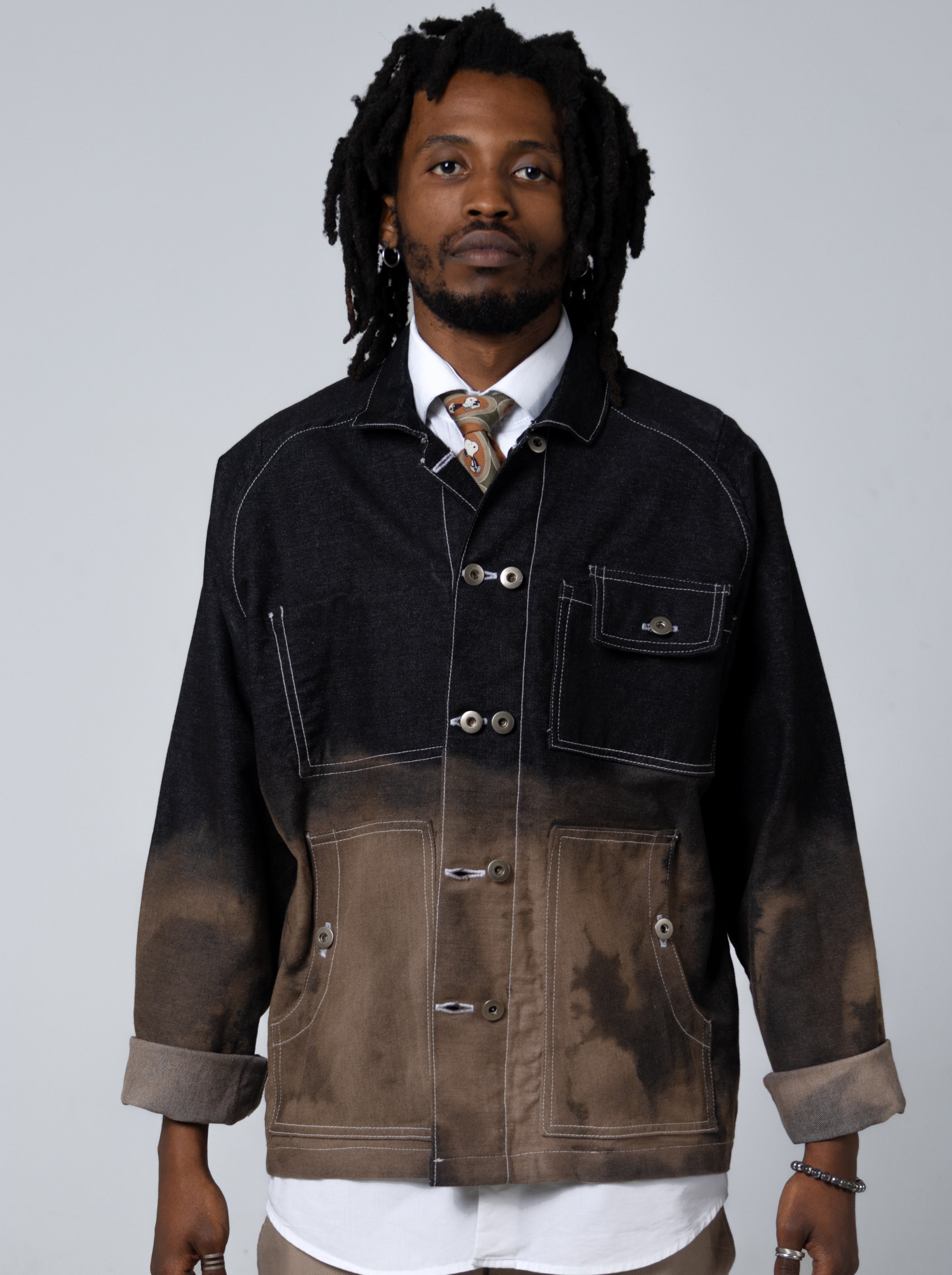 DESIRES I - Double-Breasted Chore Jacket