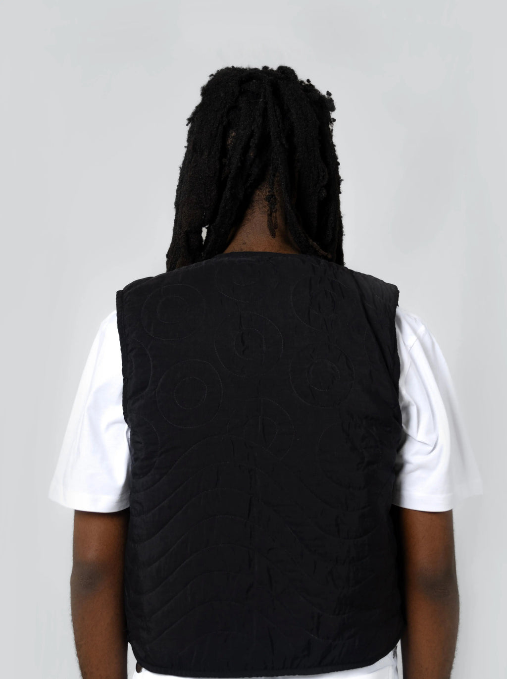 Reversible Quilted Bodywarmer - Black - Maison Originals