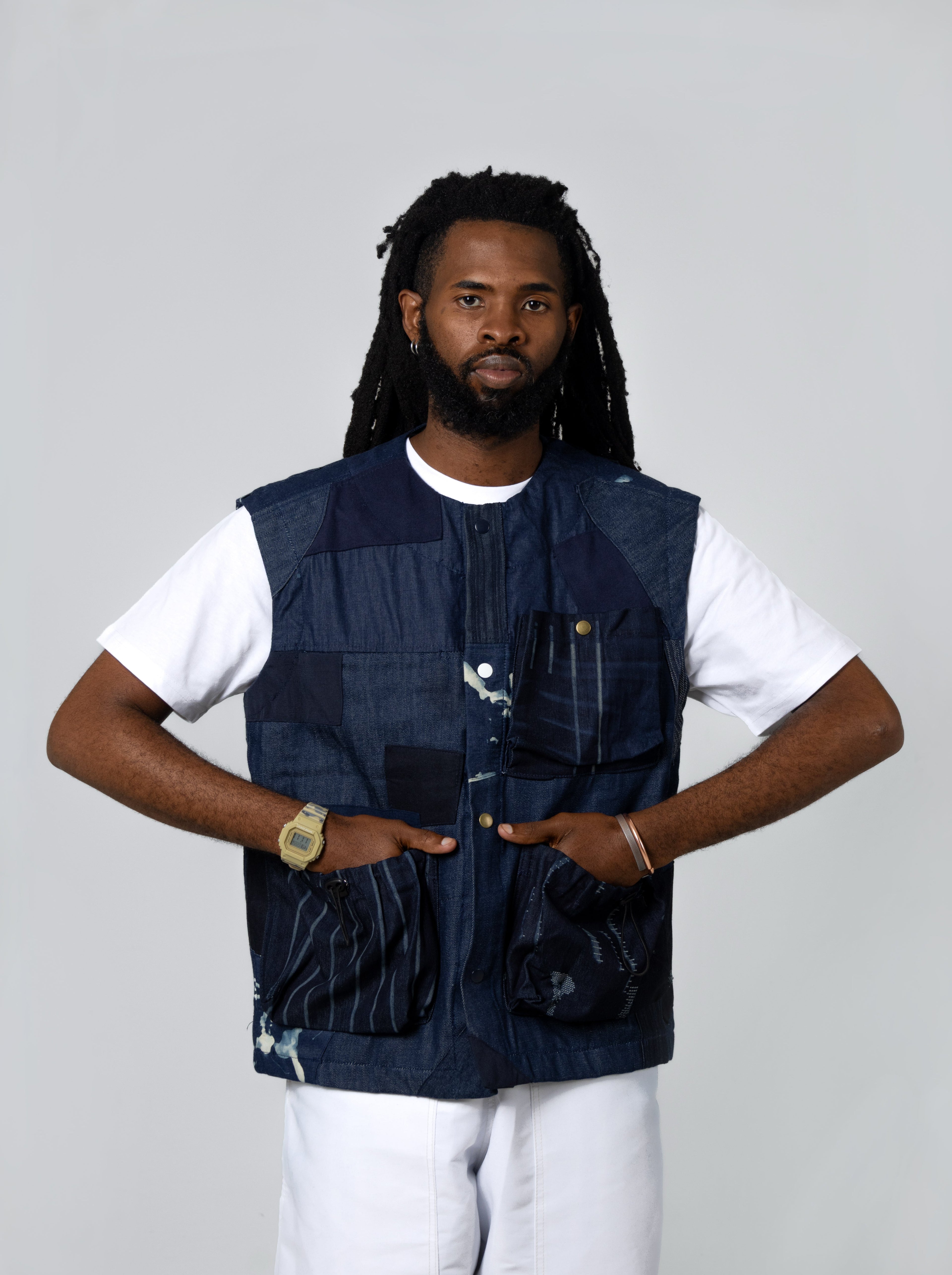 Reversible Utility Vest - Maison Originals