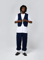 Cropped Utility Vest - Maison Originals